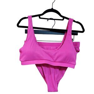 The Blushing Brunette Boutique 2 Piece Swim Suit Womens size L NWT